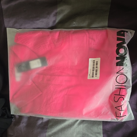 Fashion Nova Gauze Shirt - Picture 3 of 3